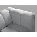 Ver imagem 7 de Poltrona Mona Bouclê Cinza 520 Encosto Alto Espuma D28 Bella Decor