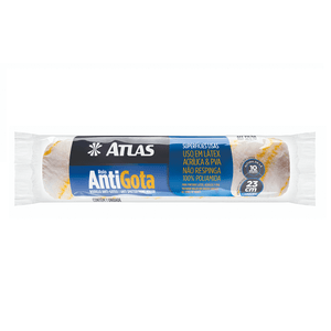 Rolo Lã Anti Gota 321/10 23cm sem Cabo 2 Listras Atlas