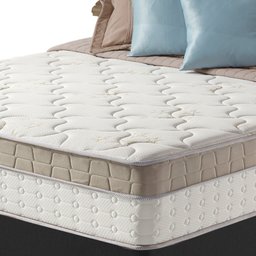 Cama Box Solteiro King Preto + Colchão Molas Ensacadas Houston Pillow Inn 96x203x65cm - 5