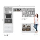 Ver imagem 3 de Cozinha Compacta 4 Peças com Paneleiro Torre Quente Amy Casa 812