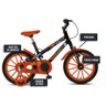 Bicicleta Infantil Colli Spinossauro Aventuras Aro 16 - 5