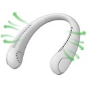 Ver imagem 1 de Ventilador Pescoço Portátil Recarregável sem Lâmina Branco