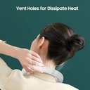 Ver imagem 2 de Ventilador Pescoço Portátil Recarregável sem Lâmina Branco