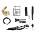 Ver imagem 4 de Maleta Kit Sobrevivência Brillante Torcia Led Tz-1 para Atividades Camping Selva Sos