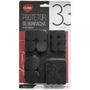 Ver imagem 1 de Kit 33 Protetor Adesivo Móveis Borracha Pés Cadeira - Clink