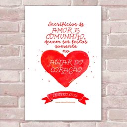 Placa Decorativa Versículos Bíblicos 30-30X45Cm - 1
