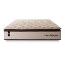 Ver imagem 3 de Colchão King King House c/ Molas Ensacadas Quartzo Super 193x203x33 Marrom