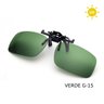 Clip On para Oculos Grau Lente Verde Proteção Uv400 Dirigir - 3