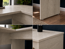 Ver imagem 4 de Mesa em L 1200 x 1500 mm Auxiliar - Linha Studio: Legno Crema