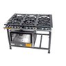 Fogão Industrial Tradicional 30x30 6 Bocas com Forno Itajobi Fogão Baixa Pressão 30x30 - 1
