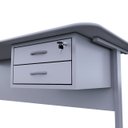 Ver imagem 4 de Mesa Escrivaninha para Escritório Economica com 2 Gavetas 1,50 X 0,60