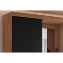 Ver imagem 6 de Guarda Roupa Casal 10 Portas e 3 Gavetas C/ 1 Espelho C/ Pés Briz B374 Nature/off White - Henn
