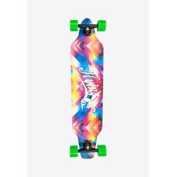 Skate Long Flying 22,5x90cm - Marfim/eucalipto - Truck Alumínio - 2