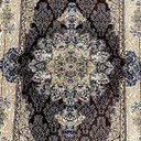 Ver imagem 4 de Tapete Persa Royal Marrom 100x150cm Fio Acetinado - Decoração para Quarto e Sala