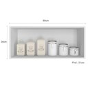 Ver imagem 5 de Armário Aéreo Olivia  1 Porta 80 cm