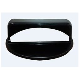 Tampa avulsa para Lixeira de madeira Plastica de 70cm 94L - Amarelo - 4