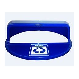 Tampa avulsa para Lixeira de madeira Plastica de 70cm 94L - Amarelo - 6