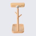 Ver imagem 3 de Luminária Led de Mesa com Porta Objetos em Madeira Maciça Faia