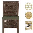 Ver imagem 3 de Mesa Bistro e 4 Banquetas Roma Marrom Corda Náutica 13 Marrom