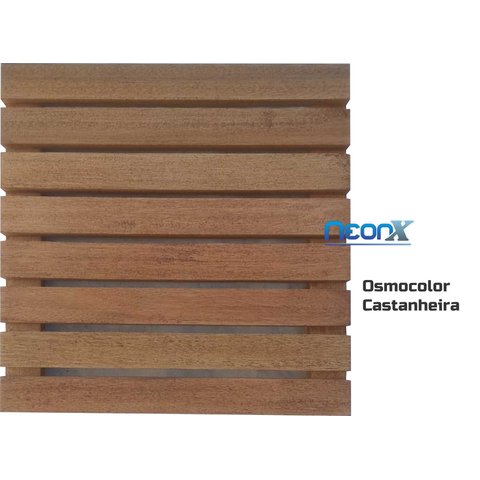 Deck de Madeira Modular 40x40 Cm Neonx com Pintura Neonx:osmocolor Castanheira S Tr