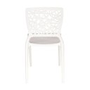 Ver imagem 6 de Cadeira Tramontina Joana Branca em Polipropileno e Fibra de Vidro