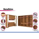 Ver imagem 3 de Quarto Modulado Casal Liga 9PEÇAS 8PTS QM34 Off Kappesberg