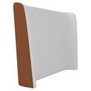 Ver imagem 5 de Cama Japonesa com Cabeceira Corea Casal Courino Caramelo / Bouclé Suave Off White - Sallar Home