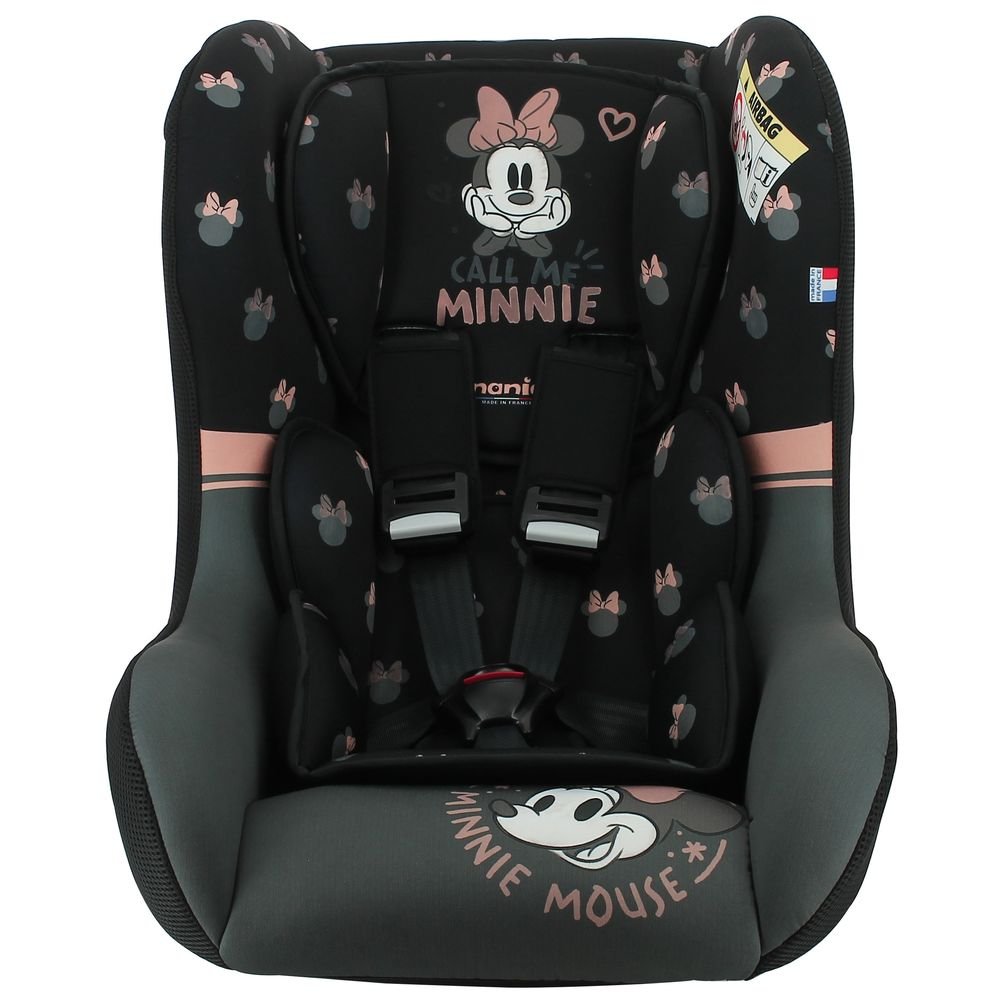Cadeira para Auto Disney Trio Minnie Mouse Happy Days 0 Meses até 25kg Preto