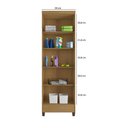 Ver imagem 5 de Kit Cômoda 5 Gavetas Porto Belo com Multiuso Cairo 2 Portas - Clique Chique Móveis