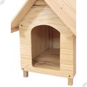 Ver imagem 5 de Casinha de Cachorro de Madeira sem Pintura Simples Grande N4