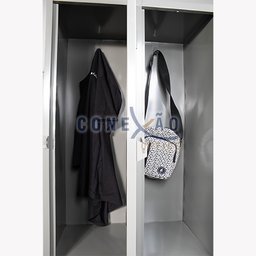 Armário Roupeiro De Aço Vestiário Academia 8 Portas Locker Cinza - 8