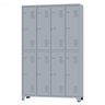 Armário Roupeiro De Aço Vestiário Academia 8 Portas Locker Cinza - 1