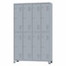 Armário Roupeiro De Aço Vestiário Academia 8 Portas Locker Cinza - 11