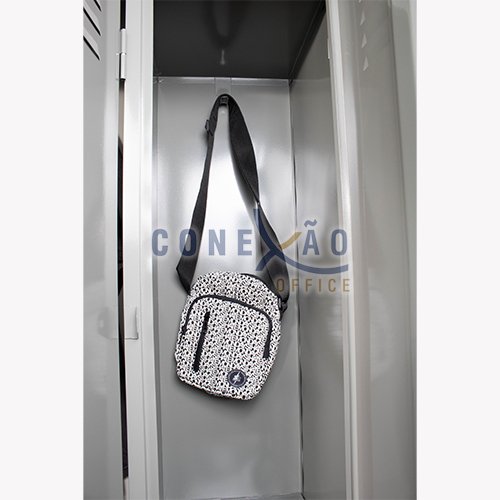 Armário Roupeiro De Aço Vestiário Academia 8 Portas Locker Cinza - 10