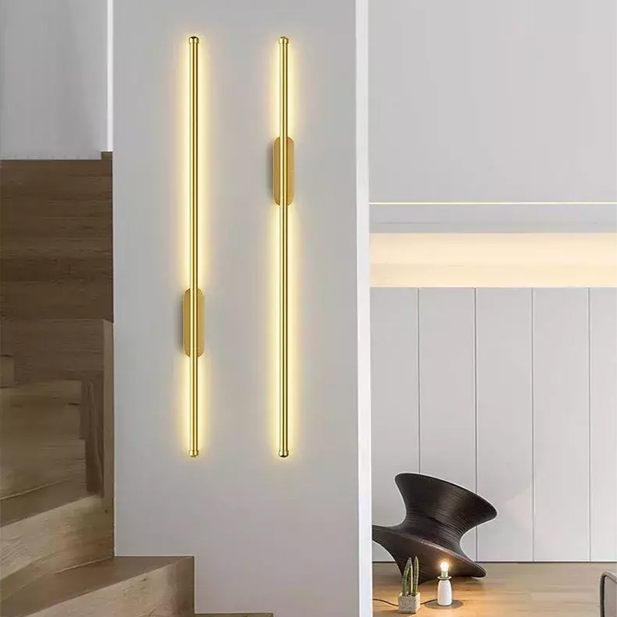 Luminaria Arandela Led 3 em 1 Perfil Slim Fit Luz Indireta Decoraçao Recepçao Quarto Sala Minimalist - 6