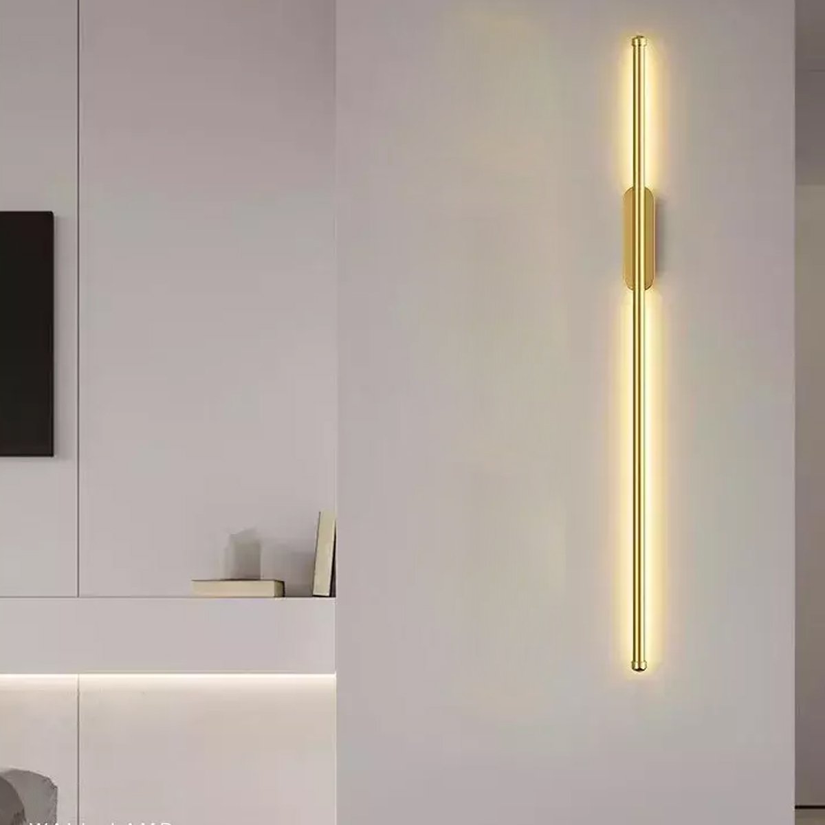 Luminaria Arandela Led 3 em 1 Perfil Slim Fit Luz Indireta Decoraçao Recepçao Quarto Sala Minimalist - 2