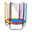 Ver imagem 1 de Trampolim Cama Elástica Pula Pula 1,40m Pequena Colorida Infantil Playground