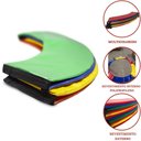 Ver imagem 3 de Trampolim Cama Elástica Pula Pula 1,40m Pequena Colorida Infantil Playground