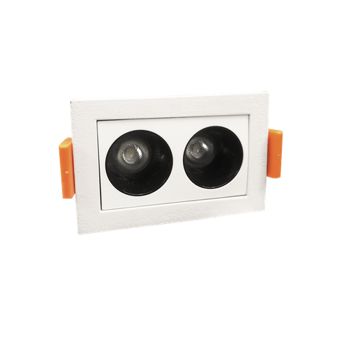 Spot Embutir Retangular Focco 7cm 4w 6500k