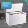 Freezer e Conservador Horizontal Hq 420 Litros Branco Hq-420cfhb - 11