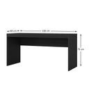 Ver imagem 3 de Escrivaninha Mesa Escritório Home Office 150cm Preto