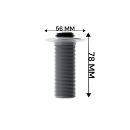 Válvula Lavatório Click 7/8 Aba Inox 56mm Blukit 56 Mm - 2