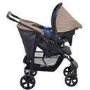 Ver imagem 6 de Travel System Burigotto Carrinho de Bebê com Bebê Conforto Ecco + Touring X Cinza Bege