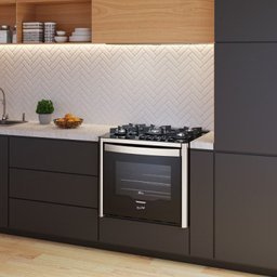Fogão de Embutir à Gás 5 Bocas Tripla Chama com Dourador Gran Cheff 220v Fischer - 8