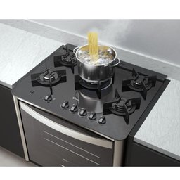 Fogão de Embutir à Gás 5 Bocas Tripla Chama com Dourador Gran Cheff 220v Fischer - 4
