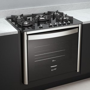 Fogão de Embutir à Gás 5 Bocas Tripla Chama com Dourador Gran Cheff 220v Fischer