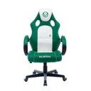 Ver imagem 4 de Cadeira Gamer Palmeiras Giratória Reclinável em PU Verde/Branca