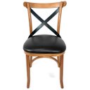 Ver imagem 1 de Cadeira Katrina Quarto Decorativa Sofisticada Laca Feito a Mão Moderna Retro Rústico
