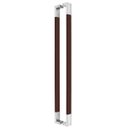 Ver imagem 1 de Puxador Porta de Madeira ou Vidro 50mm x 20mm - Aço Corten / Polido Loja da Indústria 1220mm x 1200m