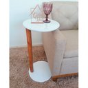 Ver imagem 1 de Mesa de Apoio Lateral com Vidro Casa Uai